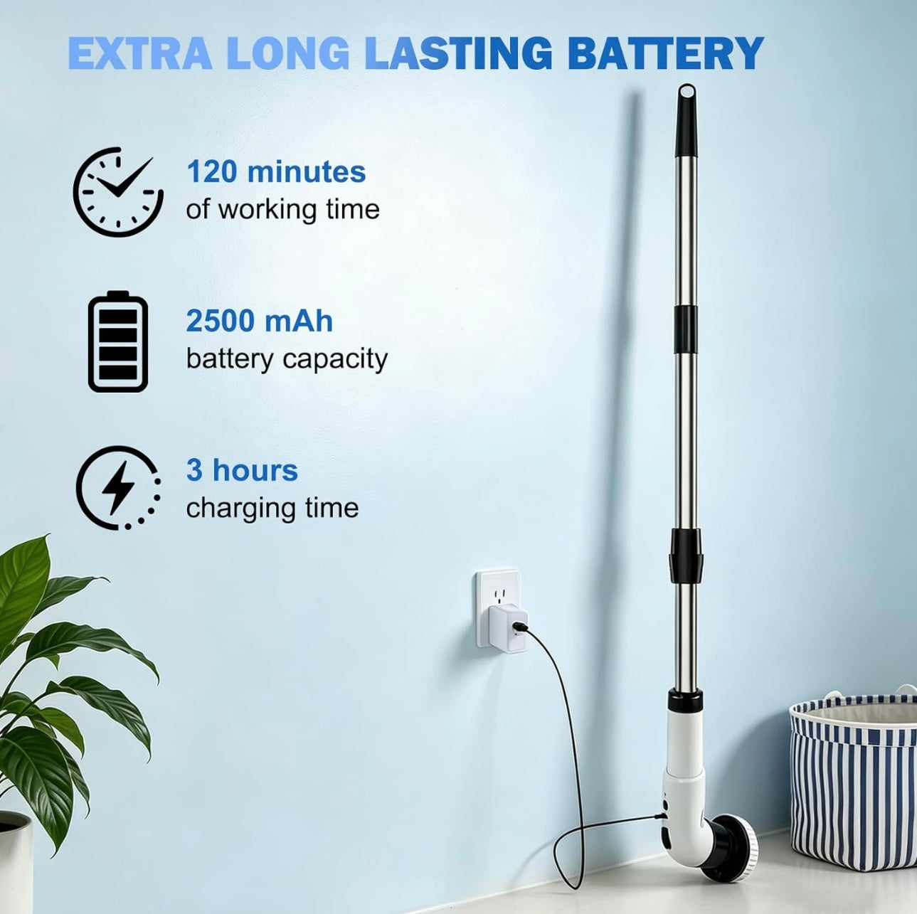 AuraMagnus™ PowerSpin Pro 9-in-1 Electric Scrubber