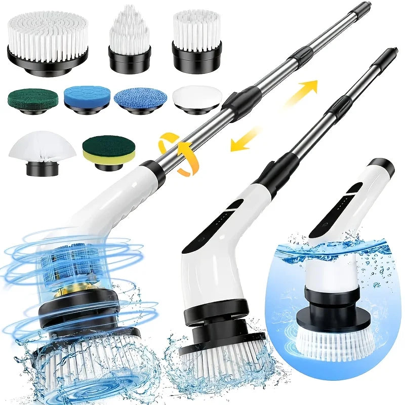 AuraMagnus™ PowerSpin Pro 9-in-1 Electric Scrubber