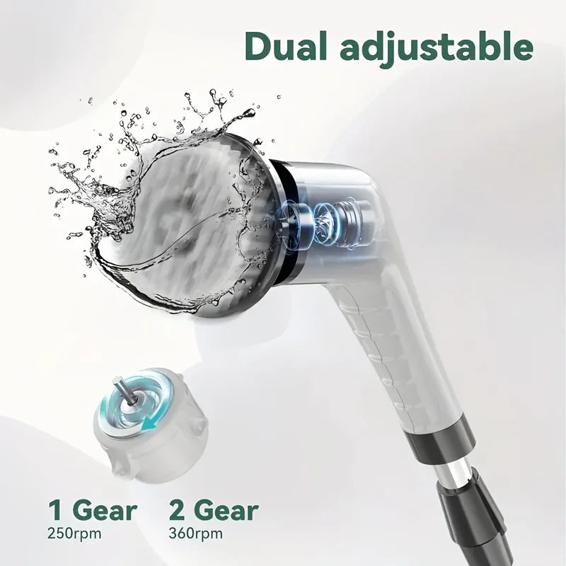 AuraMagnus™ PowerSpin Pro 9-in-1 Electric Scrubber
