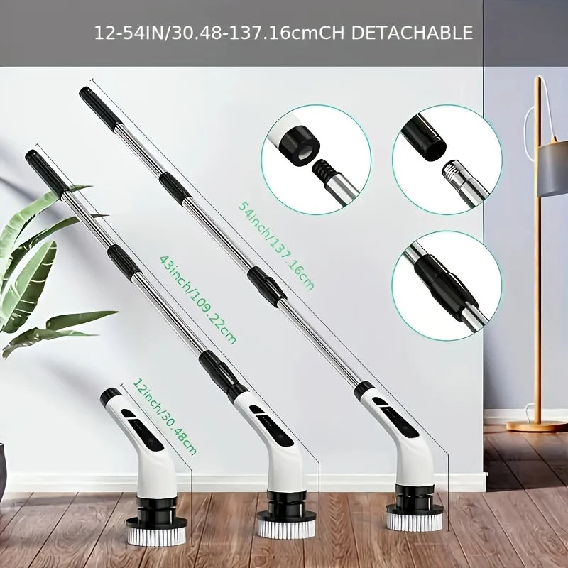 AuraMagnus™ PowerSpin Pro 9-in-1 Electric Scrubber